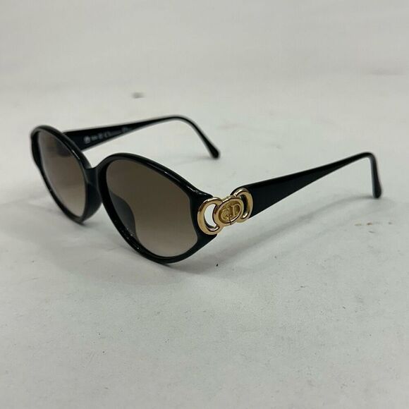 Dior Accessories - Vintage Christian Dior Black and Gold Sunglasses 2850